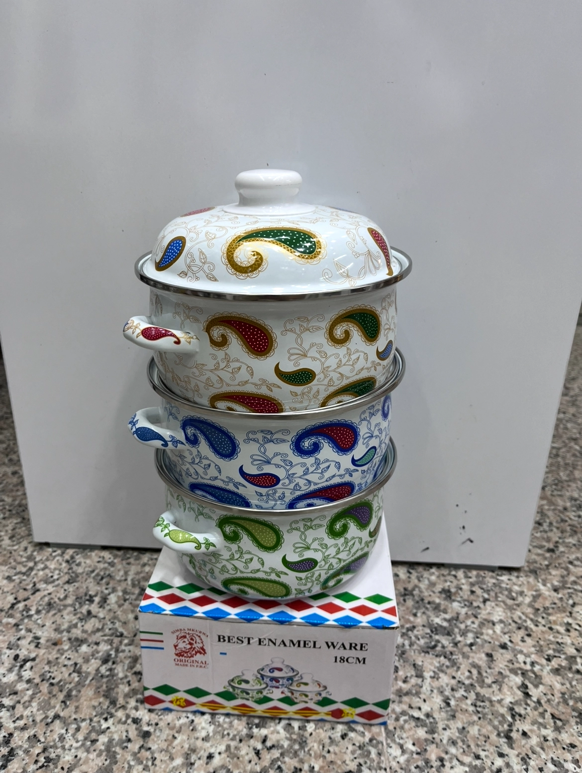 قابلمه لعابی 18cm - سبز
