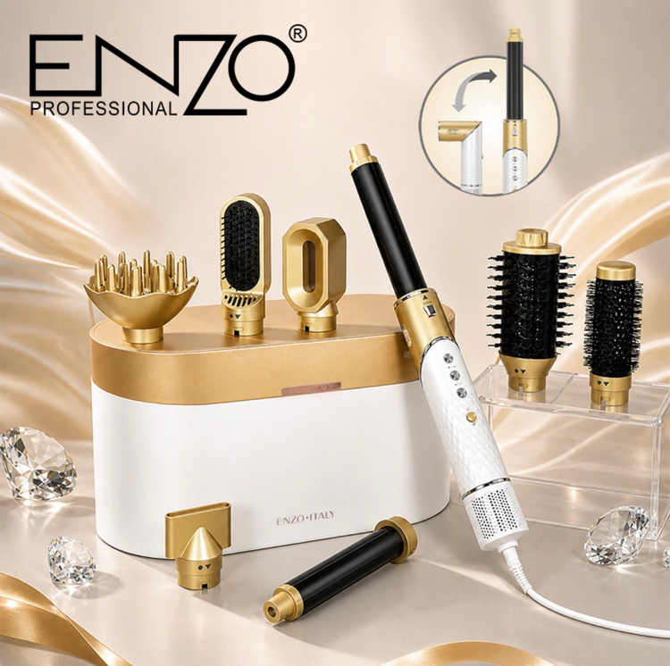 سشوار انزو 755pro v8 pro | سشوار ۸ کاره موتور BLDC 1500 وات